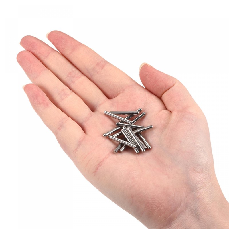sourcing map 2x20mm Dowel Pins, 20pcs 304 Stainless Steel Round