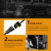 Auxbeam LED Fog Lights DOT Approved Replacement for Dodge Ram