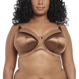 Goddess Women's Keira Banded Underwire Bra Full Coverage, Cinnamon, 42F