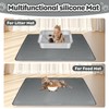 Bartuke Cat Litter Mat, Extra Large 40" x 28" Silicone