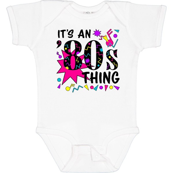 inktastic 80s Thing Infant Creeper 6 Months White 2e077