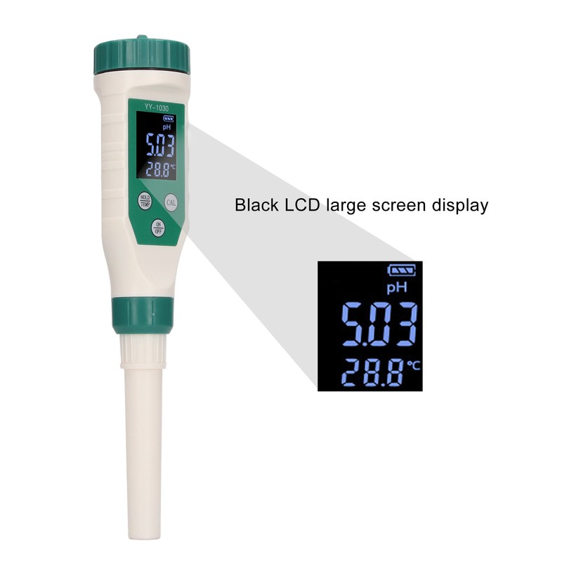 PH Meter BT LCD Display Accurate Measurement Portable PH Probe