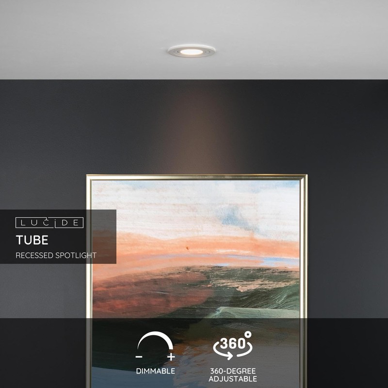 Lucide TUBE - Recessed Spotlight - Ø 9 cm -
