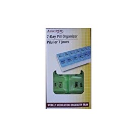 Pill Organizer, Pill Box, Pill Case, Weekly Pill Organizer Green am pm Pill Organizer by The Pecan Man 1 pc