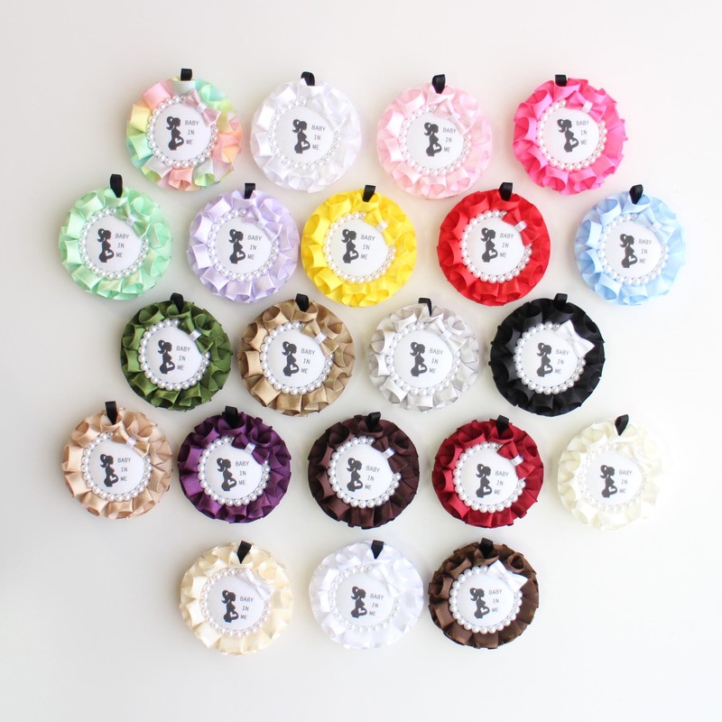 TOA ROSETTE Maternity Rosette, Maternity Mark, Maternity Keychain, Double-Sided, Pregnancy,
