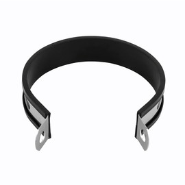 Hoite Motorcycle Exhaust Clamp 10cm Universal Stainless Steel Exhaust Muffler Hanger Bracket