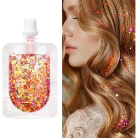 Glitter Corporal Gel De Lentejuelas Brillantes Para Maquillaje Purpurina Y Brillo Facial Corporal Para Conciertos Música Festivales Graduaciones Vacaciones Carnaval Maquillaje De Fantasía