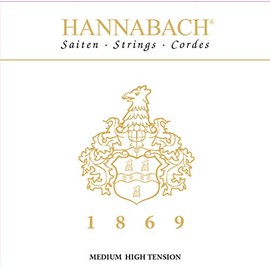 Hannabach Classical Guitar String E6 Series 1869 Carbon/Gold MHT - 18696MHT