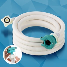 Washing Machine Hose 5M, Water Supply Extension Part, One-Touch Connection Water Hose Washing Machine Hose 5M