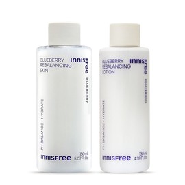 Innisfree Blueberry Rebalancing Skin 150ml + Lotion 130ml / 이니스프리 블루베리 리밸런싱 스킨150ml+로션130ml