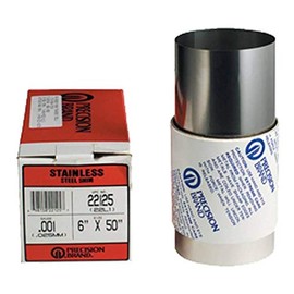 Precision Brand 22125 .001" 6" x 50" Stainless Steel Shim Stock Roll