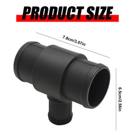 Anxingo 9T1Z8286C Upper Lower Radiator Coolant Hose Tee, Replacement for Ford Transit Connect 2.0L 2010-2013, Replaces 9T1Z8286B 9T1Z-8286-A