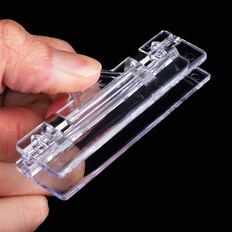 25 Pack Plastic Rotating Sign Holder Merchandise Sign Clip Display