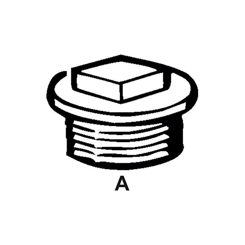 CORNAT TEC386702 Plug Brass Chrome 3/4