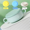 3-Piece Tableware Suction Cups,Double Sided Tableware Fixing Pad for Plate