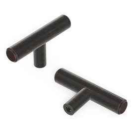 Hickory Hardware 1 Pack Solid Core Kitchen Cabinet Knobs, Luxury Cabinet and Dresser Knobs, Handle Pulls for Doors & Drawers, 2-3/8 Inch, Vintage Bronze, Bar Pulls Collection