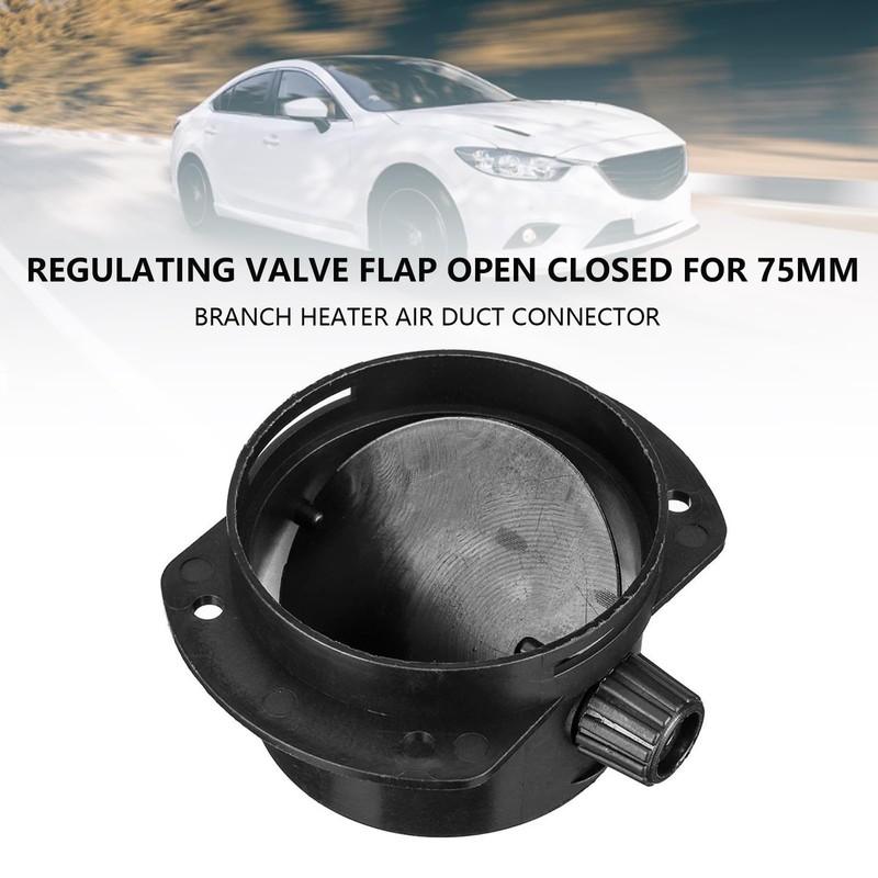 75mm Ducting Pipe Air Heater Valve, ZDHQLHJ Heater Outlet Connector