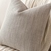 Foindtower Set of 2 Decorative Textured Burlap Linen Throw Pillow
