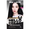 Miseonsen 미쟝센 헬로크림염색약 1B미스틱블랙x3개(1MB로 리뉴얼)확실한톤다운 완벽새치커버 얼룩커버 Missha Hello Hair