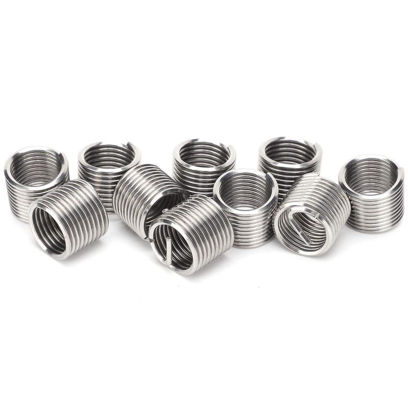 10pcs SUS304 Stainless Steel Female Thread Inserts Self Tapping M16x2x1.5D