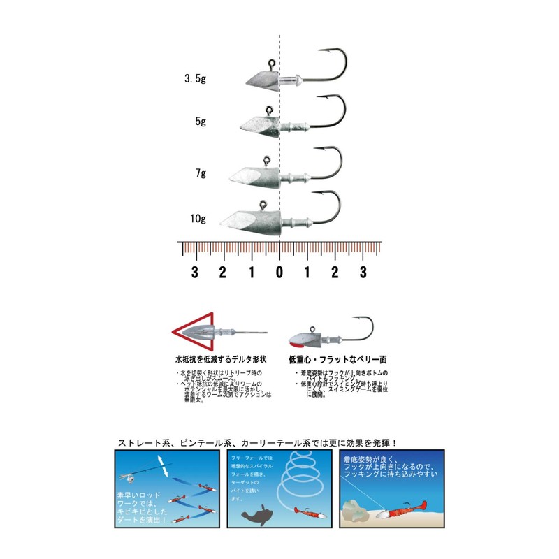 Fujiwara Mugen Head Short Shank, 0.2 oz (7 g)