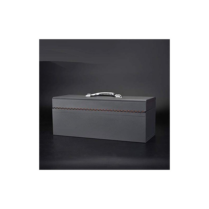 Edward Tools Metal ToolBox - Heavy Duty Portable Tool Box