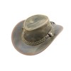 Black Jungle Bulat Leather Western Hat Australia Cowboy Hat, khaki
