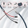 Monosaudio High End Tonearm Cable Phono Cable 1M OFC Silver-Plated