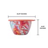 S'well Stainless Steel Salad Bowl Kit 64oz, Marble Swirl, Comes