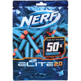 Confezione ricarica 50 dardi Nerf Elite 2.0 - Include 50 dardi Nerf Elite 2.0 ufficiali, compatibile con tutti i blaster