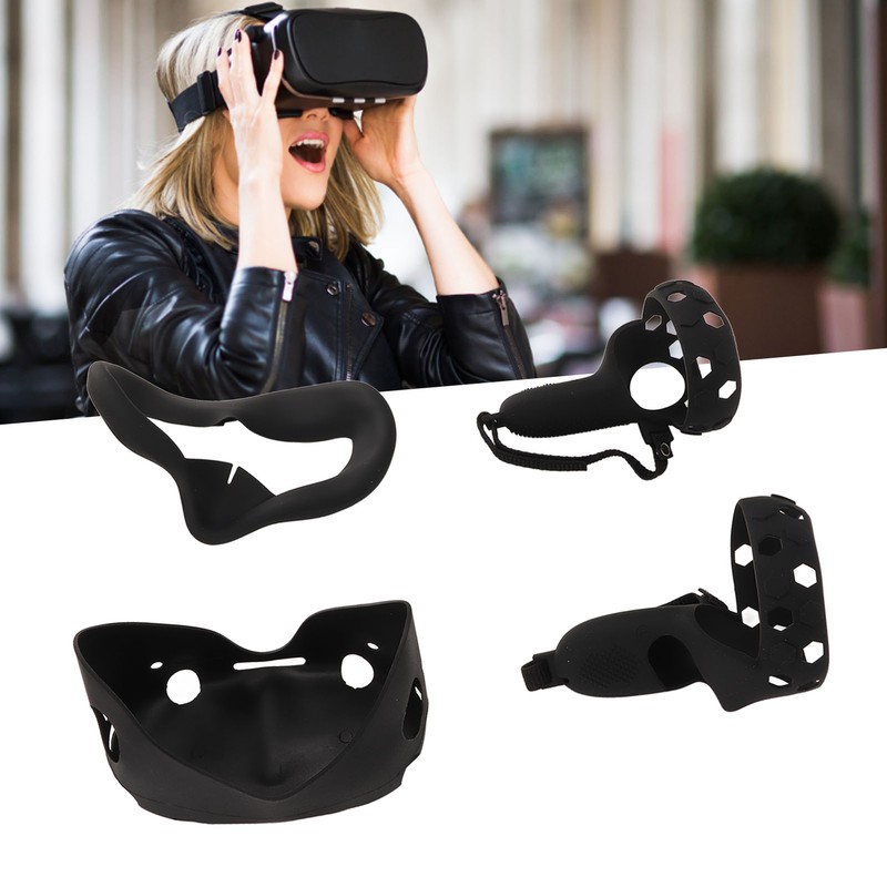VR Silicone Protective Cover Grips Face Lens Protective Cover VR