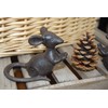 Cast Iron Mouse Home or Garden Ornament
