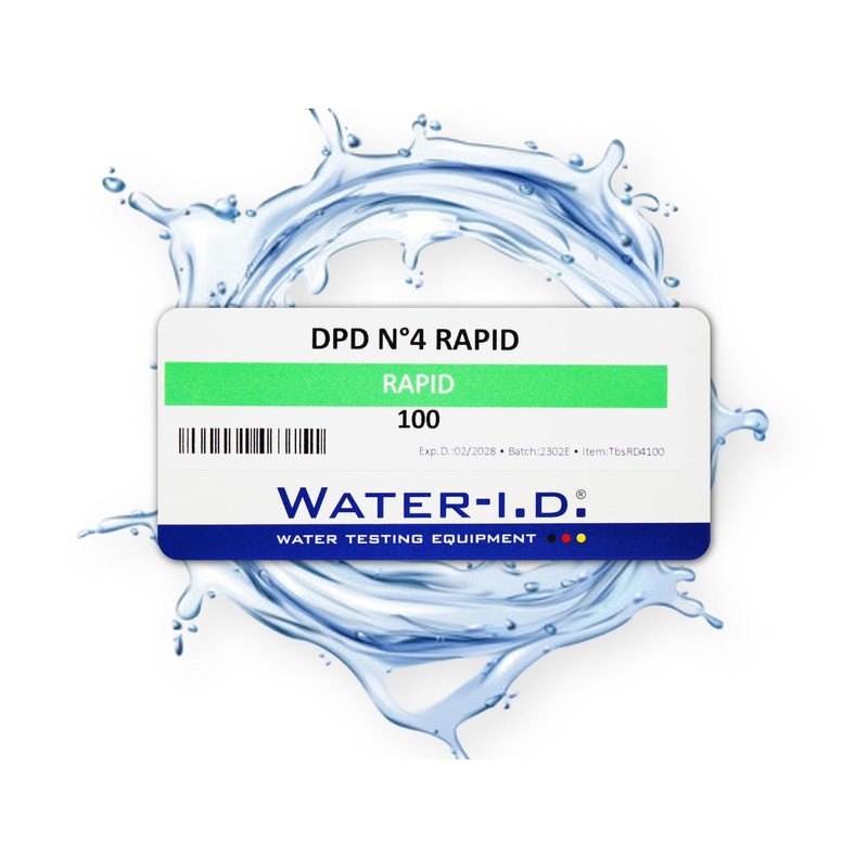 WATER-I.D. - DPD No.4 Rapid Dissolve Tablets | Accurate Chlorine