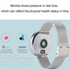 Smart Bracelet Wristband Waterproof Fitness Sleep Heart Rate Recorder (Silver