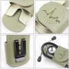 Czzmy PU Leather Stethoscope Holder with Clip for Belt, Stethoscope