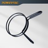 POWERTEC 5 Inch Double Loop Hose Clamps for Dust Collection