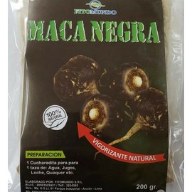 BLACK PURE MACA POWDER 200 GR DIRECT FROM PERU / NATURAL ENERGIZING FOR MEN !!