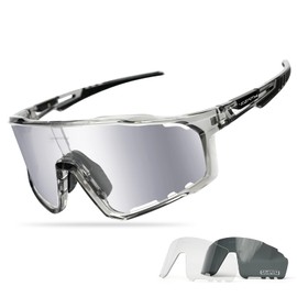 VOZAPOW Polarized Cycling Glasses for Men Women, UV Protection TR90 Frame Sports Sunglasses for MTB, Riding, Running, Fishing, Baseball