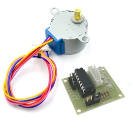 JZK 4 Sets Gear Stepper Motor 28BYJ-48 5V Stepper Motor with ULN2003 Motor Driver Board for Arduino