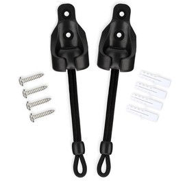 Seprochoo Sun Visor Parts Bungee kit and end Cover, Weather Resistance, for Coolaroo External Roller Shutter, Outdoor Shutter, Roller Shutter (Bungee Kit 1 Set, Black)