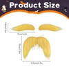 AXEN Fake Mustache and Eyebrows, Self Adhesive Fake Beard Mustaches