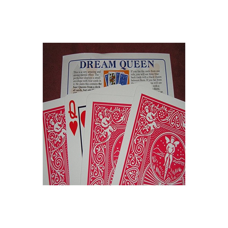 MilesMagic Magician's Dream Queen Mentalism Illusion Effect Real Card Gimmick