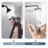 BRIGHT SHOWERS 16-Inch Shower Head Extension Arm with Flange, L