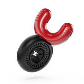 BLESQU Dog Bully Stick Holder – Treat-Dispensing Chew Toy – Dishwasher Safe & Durable – Fits Yak Sticks – for Puppies Over 20lbs