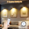 Kandicyar 3Pcs Picture Lights for Wall Battery Operated, Magnetic Led