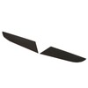 2PCS Tail Light Trim Cover Smoked Black Transparent Style Smooth