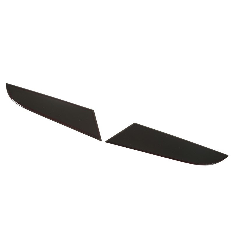 2PCS Tail Light Trim Cover Smoked Black Transparent Style Smooth