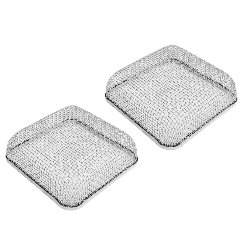 2Pcs RV Furnace Vent 4.5 X 4.5in Heavy Duty Stainless