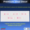 Rear Dodge Emblem Overlay Decal - Fits 2015-2023 Challenger -