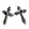 STERLING SILVER 925 AMTHTEW-029 Sterling Silver 925 Earrings Studded Rock